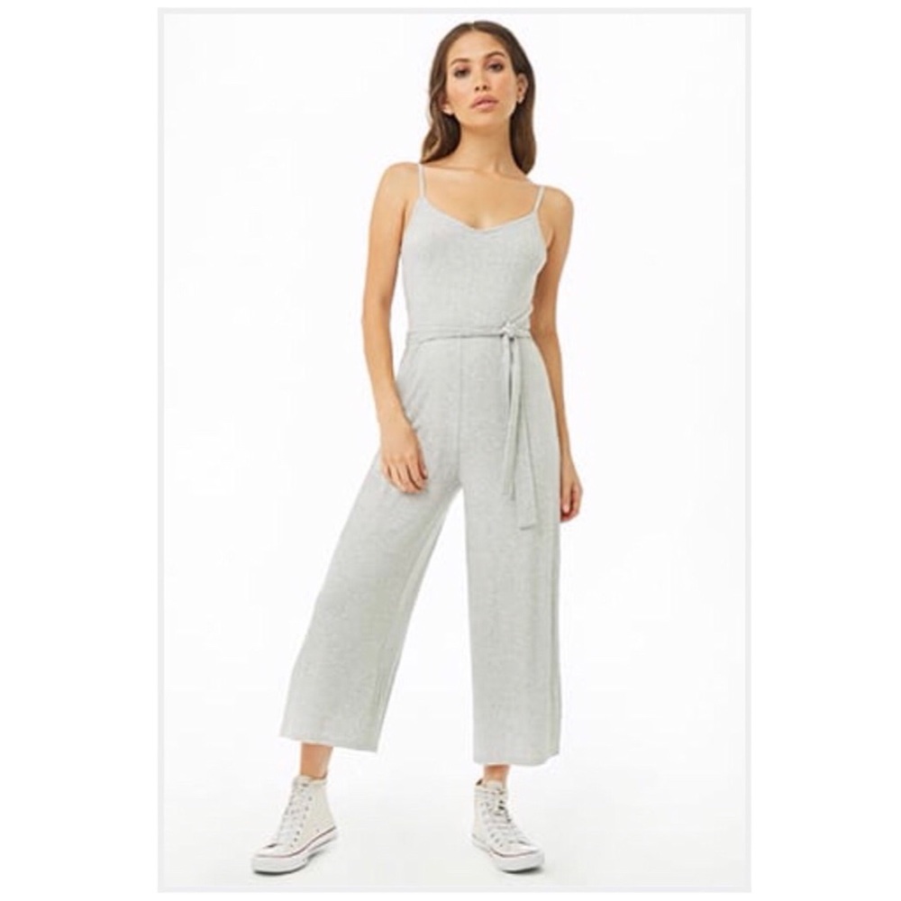 NWT Belted Culotte Jumpsuit